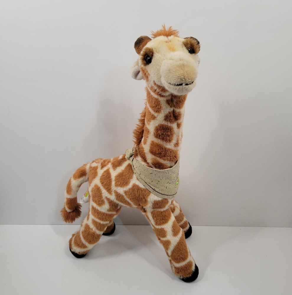 Vtg Toys R Us Talking Geoffrey Giraffe Plush 18" Poseable Legs 8 Phrases Tested